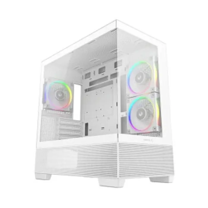 DeepCool CG380 3F, Tower case white, Tempered Glass x 2
