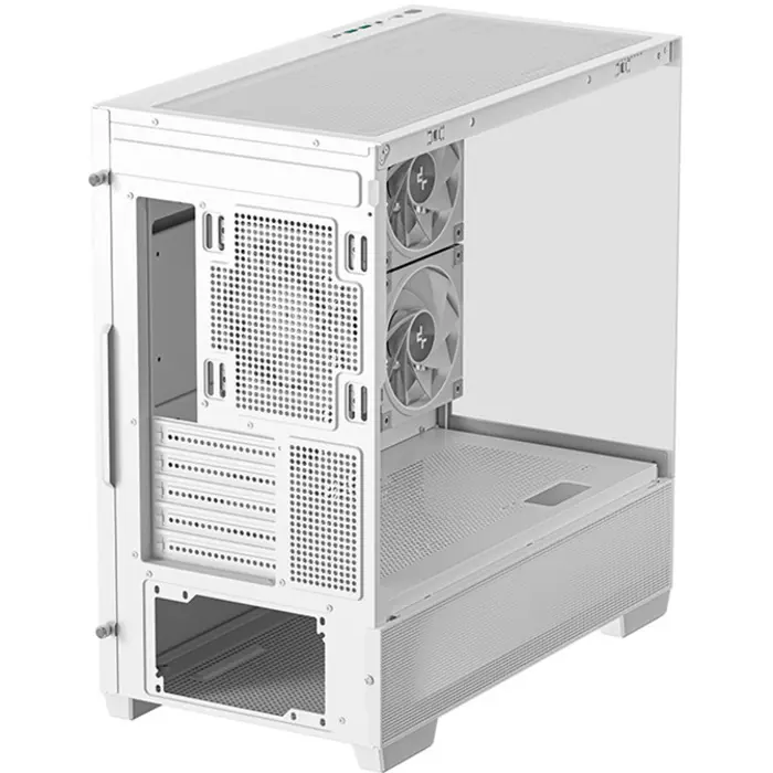 DeepCool CG380 3F, Tower case white, Tempered Glass x 2