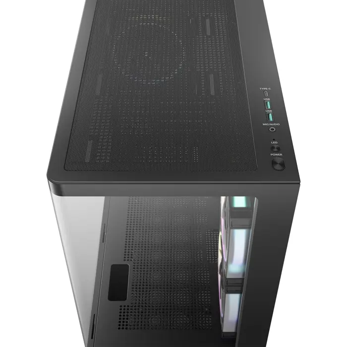 Deepcool CG380U 3F (black, panoramic glass housing)