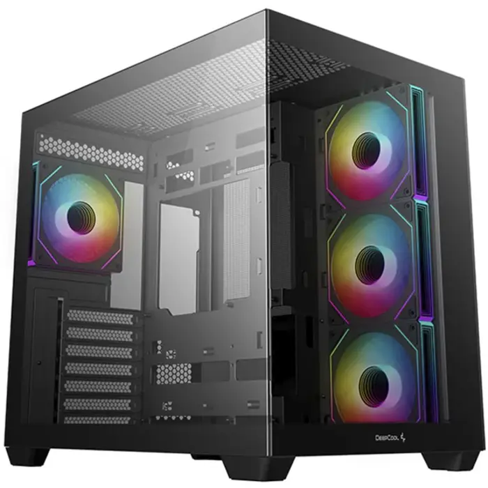 Deepcool CG530 4F (black, tempered glass x 2)