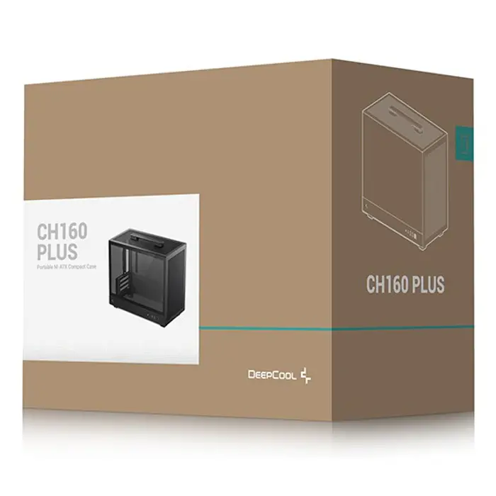 DeepCool CH160 PLUS Small Form Factor (SFF) Black