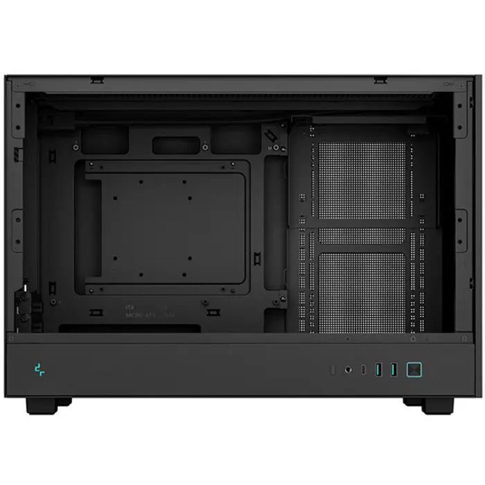 DeepCool CH260, tower case black, tempered glass