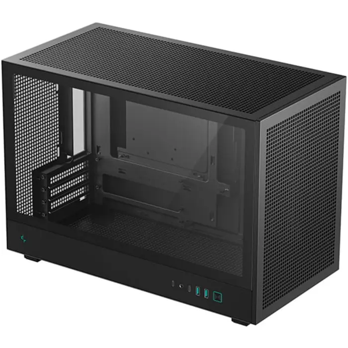 DeepCool CH260, tower case black, tempered glass
