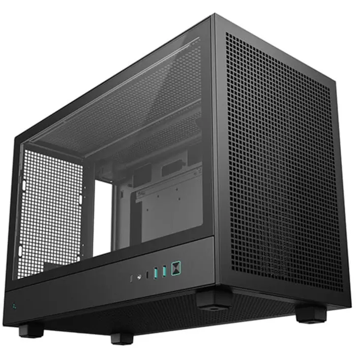 DeepCool CH260, tower case black, tempered glass
