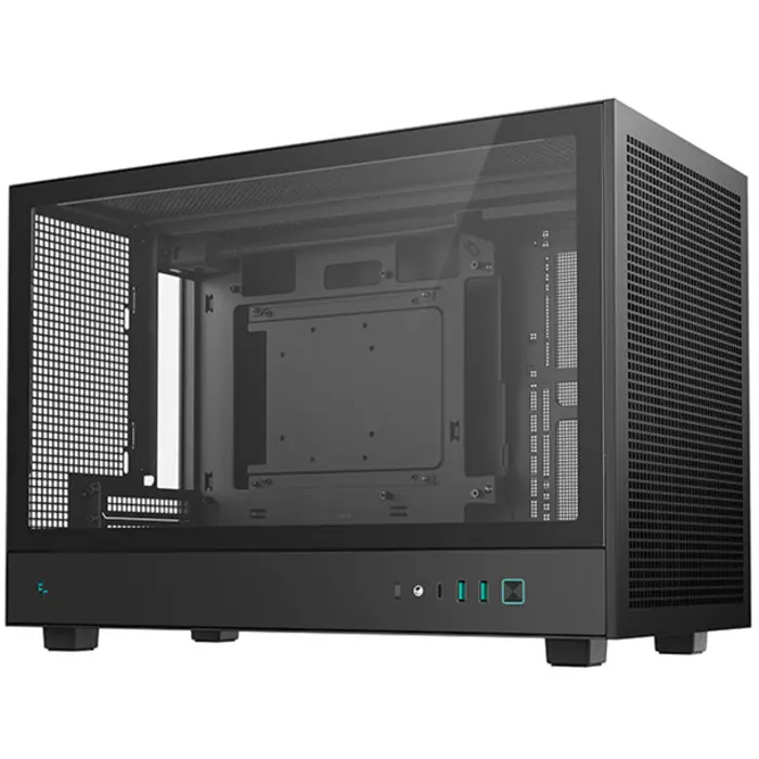 DeepCool CH260, tower case black, tempered glass