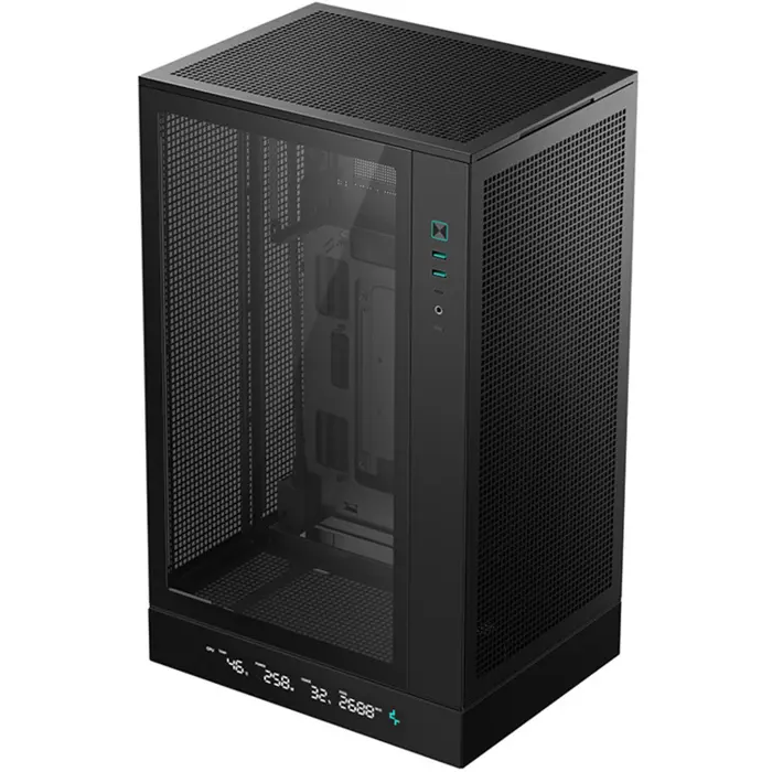 Deepcool CH270 Digital (black, tempered glass)