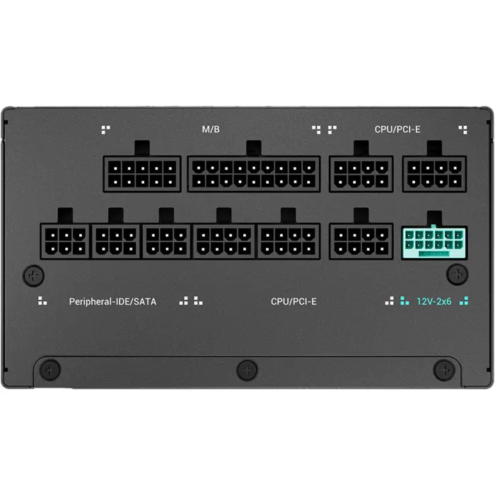 DeepCool Deepcool PN1200-M, PC power supply 1x 12-pin high power GPU, 3x PCIe, cable management, 1200 watts