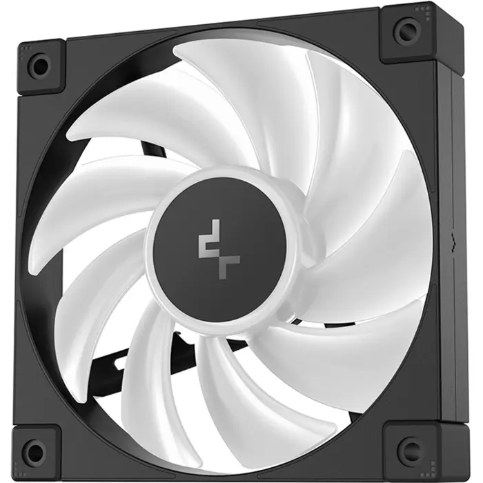 DeepCool FD12 ARGB 120x120x25, case fan (black, pack of 3, 120 mm)