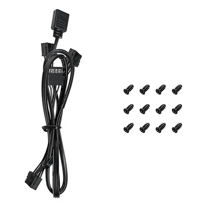 DeepCool FL12R-3 IN 1 Computer case Fan 12 cm Black 3 pc(s)