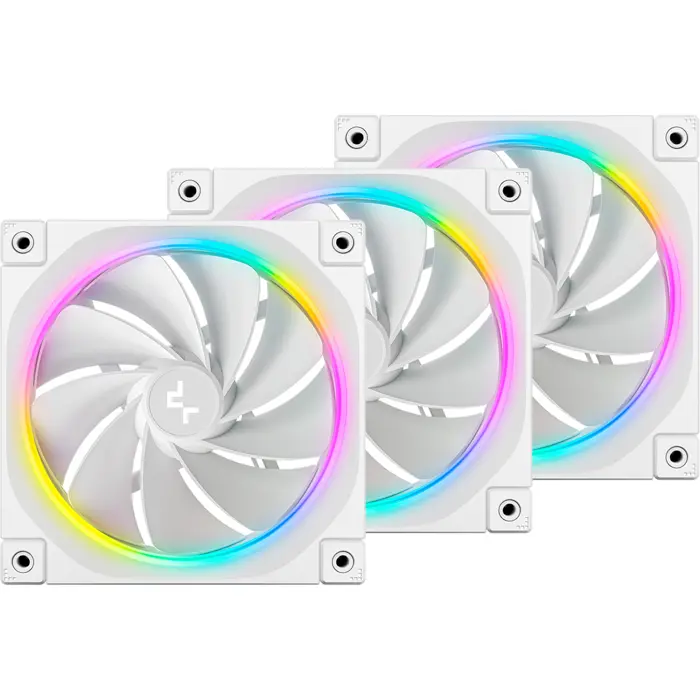 Deepcool FL12R (white, reverse pack of 3, 120 mm)