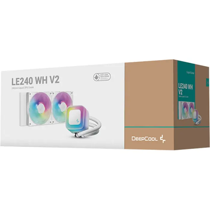 DeepCool LE240 WH V2, water cooling white
