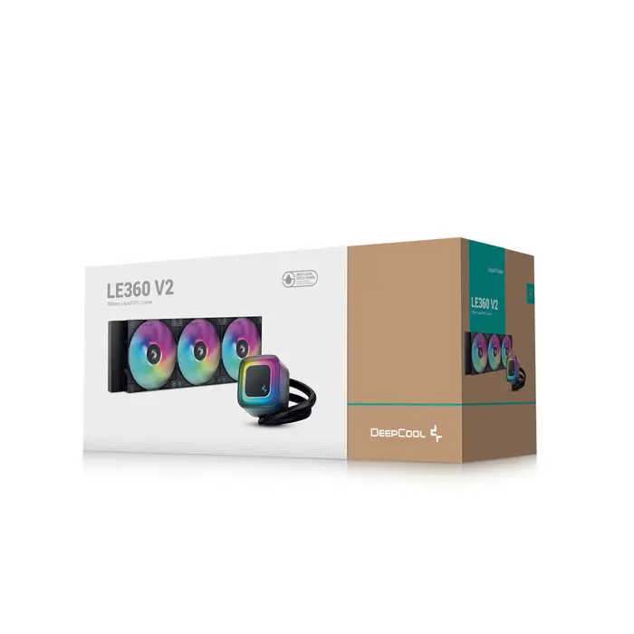 DeepCool LE360 V2 Processor All-in-one liquid cooler 12 cm Black 1 pc(s)