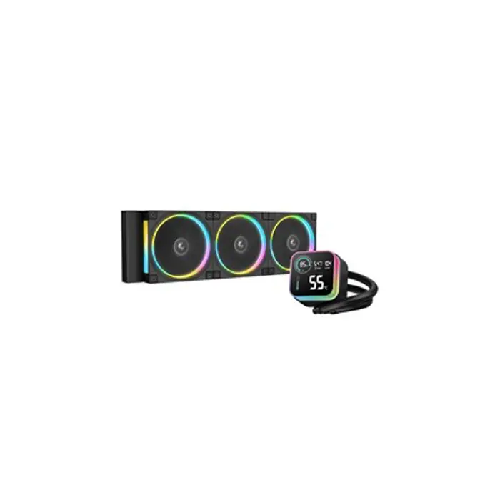 DeepCool LQ360 ULTRA ARGB Processor Liquid cooling kit 12 cm Black