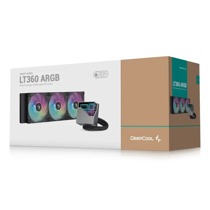 DeepCool LT360 Processor All-in-one liquid cooler 12 cm Black 1 pc(s)