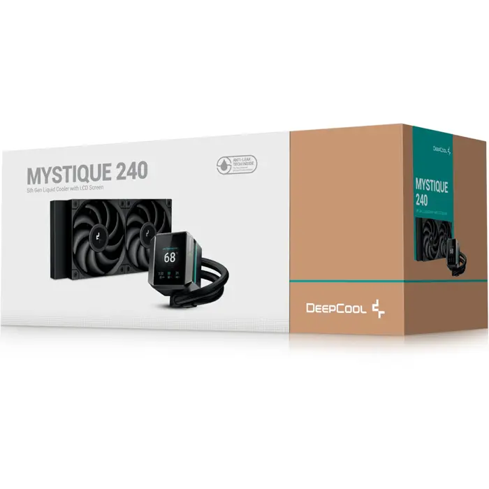 DeepCool MYSTIQUE 240, water cooling (black)