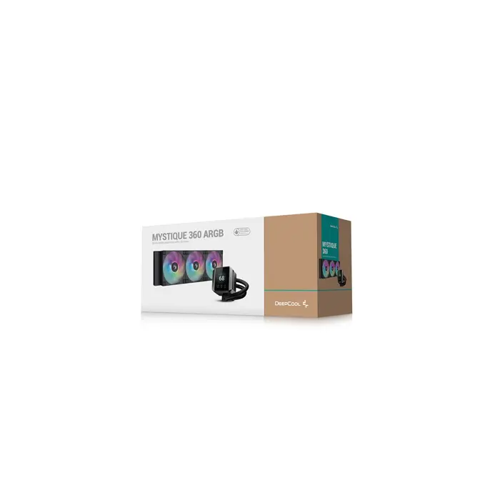 DeepCool MYSTIQUE 360 ARGB Processor All-in-one liquid cooler 12 cm Black 1 pc(s)