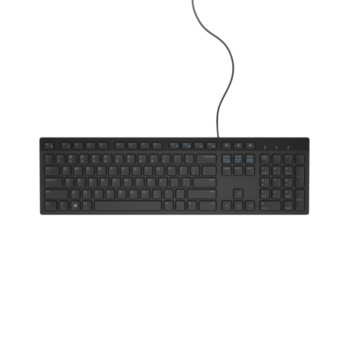DELL KB216 keyboard USB QWERTY US International Black