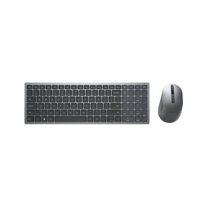 DELL KM7120W keyboard RF Wireless + Bluetooth QWERTY US International Grey, Titanium
