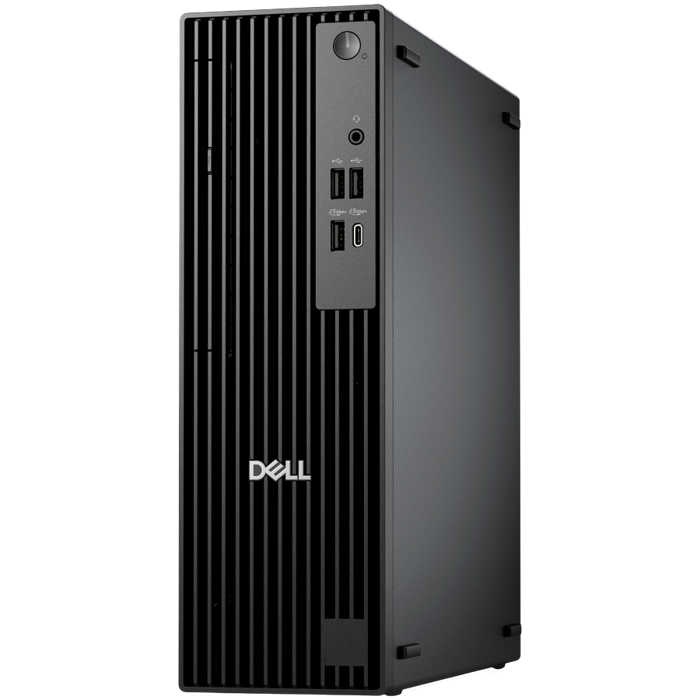 Dell Pro Slim QCS1255, 180W, AMD Ryzen 5 8600G (16 TOPS, 6 cores up to 5.0GHz), 16GB DDR5 4800MT/s, M.2 512GB SSD,AMD  Integrated Graphics, Wi-Fi+BT, SD CR, DP/HDMI/USB-C/USB-A/RJ-45, Speaker, Mouse/K