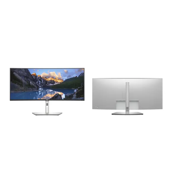 DELL UltraSharp U3824DW LED display 95.2 cm (37.5") 3840 x 1600 pixels Wide Quad HD+ LCD Black, Silver