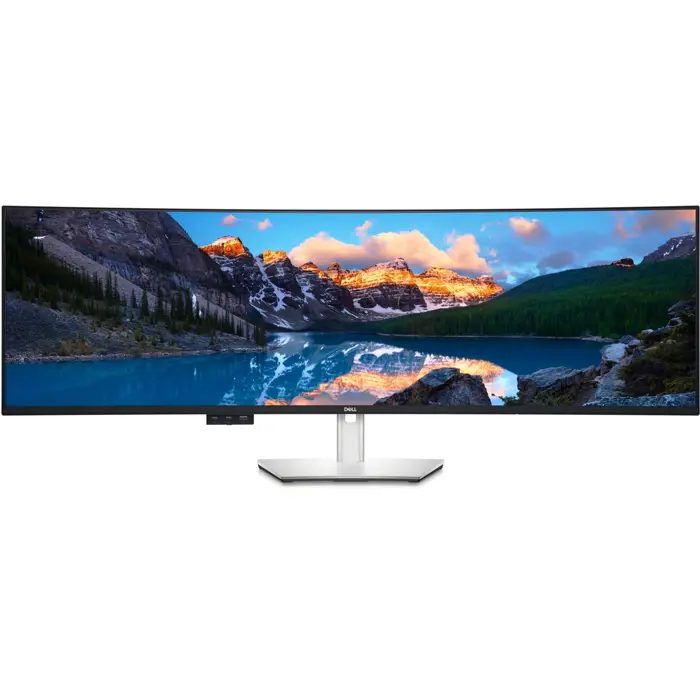 Dell UltraSharp U4924DW, LED monitor - 49 - silver/black, 5K Dual QHD, IPS, Curved, DisplayPort, HDMI