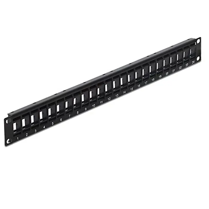 DeLOCK 19 Patchpanel 24 Keystone Ports