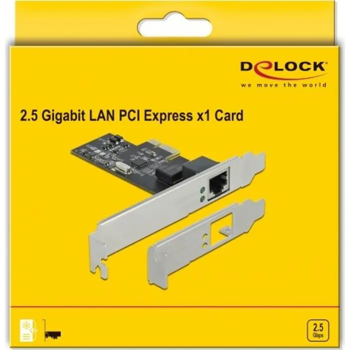 DeLOCK 89564 networking card Ethernet 2500 Mbit/s Internal, Network adapter