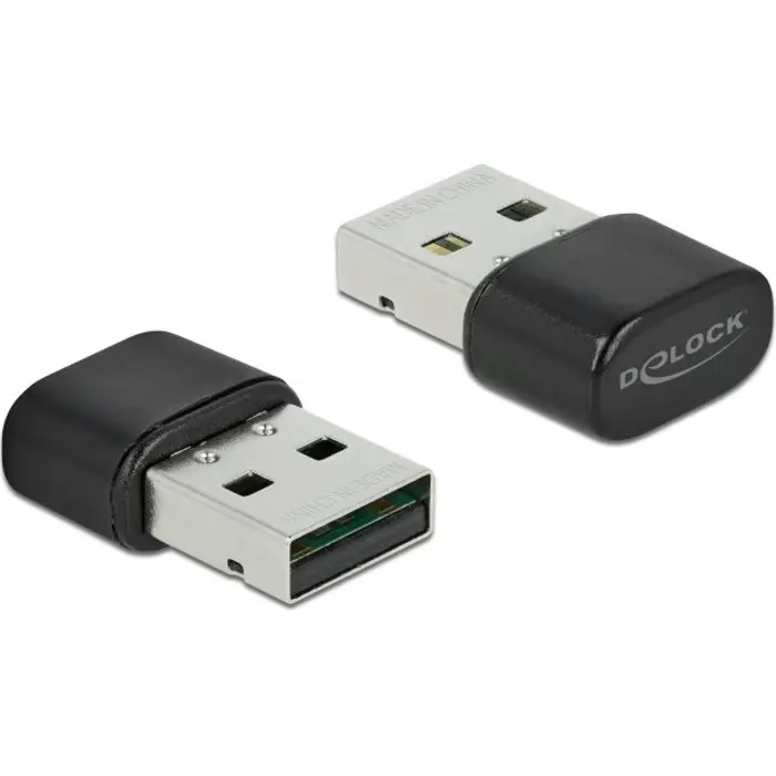 DeLOCK BT 4.2 & dual band WLAN ac / a / b / g / n - 433 Mbps USB adapter