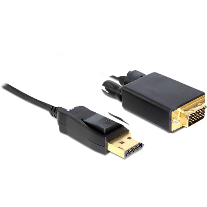 DeLOCK Displ.Port-> 24+1 - black 5,0m