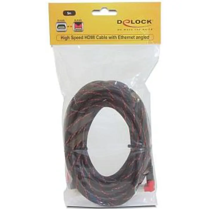 DeLOCK HDMI A St>HDMI A St 4K 5m - HDMI with Ethernet