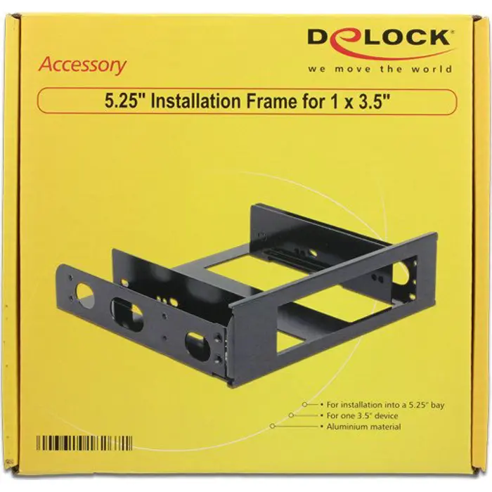 DeLOCK mounting frame 3˝ bk