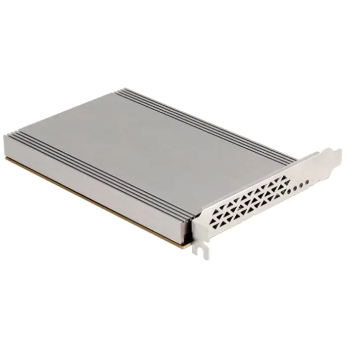 DeLOCK PCI Express x16 card to 4x internal NVMe M.2 Key, interface card (with heatsink and LED display)
