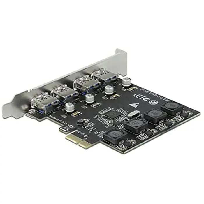 DeLOCK PCIe x1 K 4x ext USB-A BU SS USB - 90509