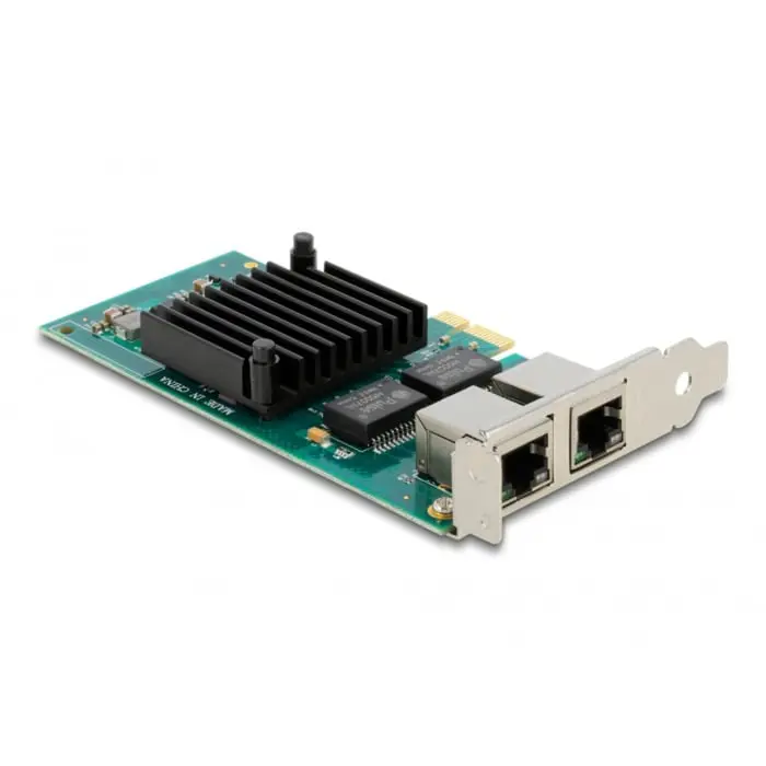 DeLOCK PCIe x1 to 2x RJ45 Gbit, LAN adapter (Intel i350)