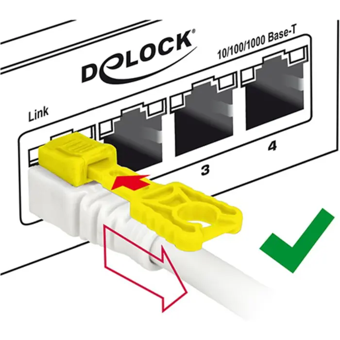 DeLOCK RJ45 Secure Cat. 6A 5m
