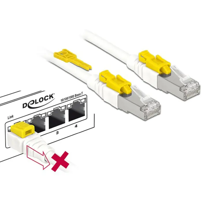 DeLOCK RJ45 Secure Cat. 6A 5m