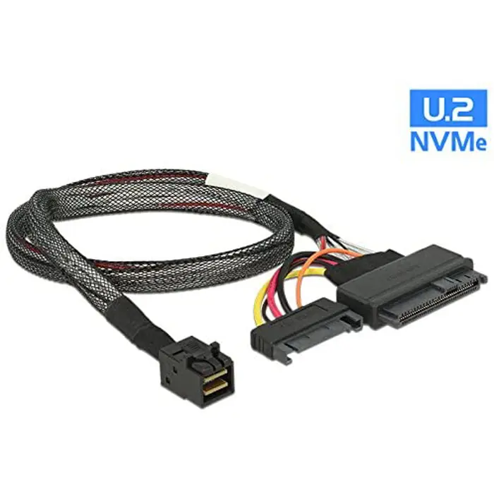DeLOCK SFF-8643St> U.2 SFF-8639Bu + SATA 50