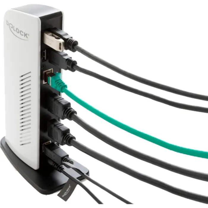 DeLOCK USB 3.2 DS HDMI / FHD / USB3.2 / LAN / Au