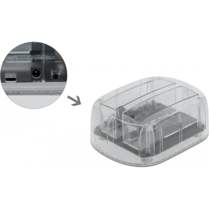 DeLOCK USB C DS> 2x SATA HDD / SSD