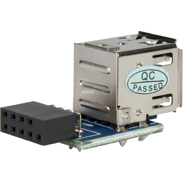 Delock USB Pinheader blue > 2x USB 2.0 blue