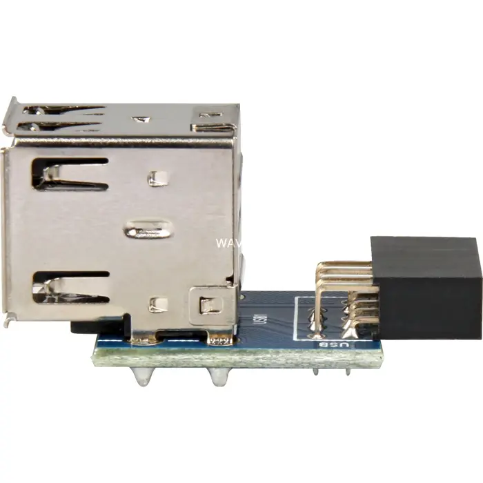 Delock USB Pinheader blue > 2x USB 2.0 blue