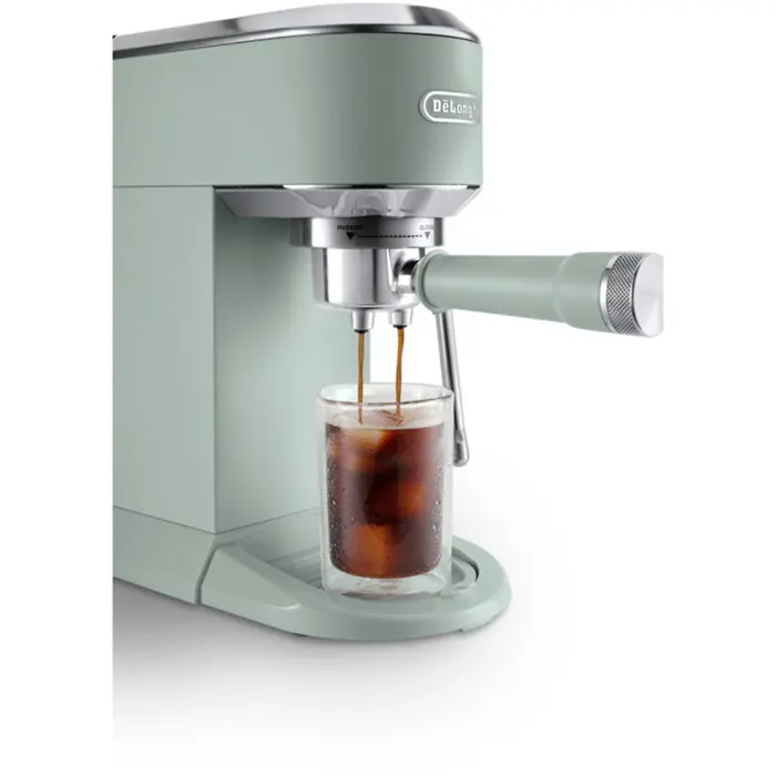 DeLonghi Dedica Duo EC890.GR, espresso machine light green, Cold Brew