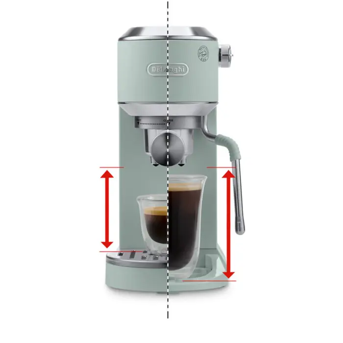 DeLonghi Dedica Duo EC890.GR, espresso machine light green, Cold Brew