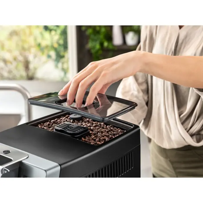 DeLonghi Dinamica ECAM 350.35.SB, fully automatic machine (silver / black)