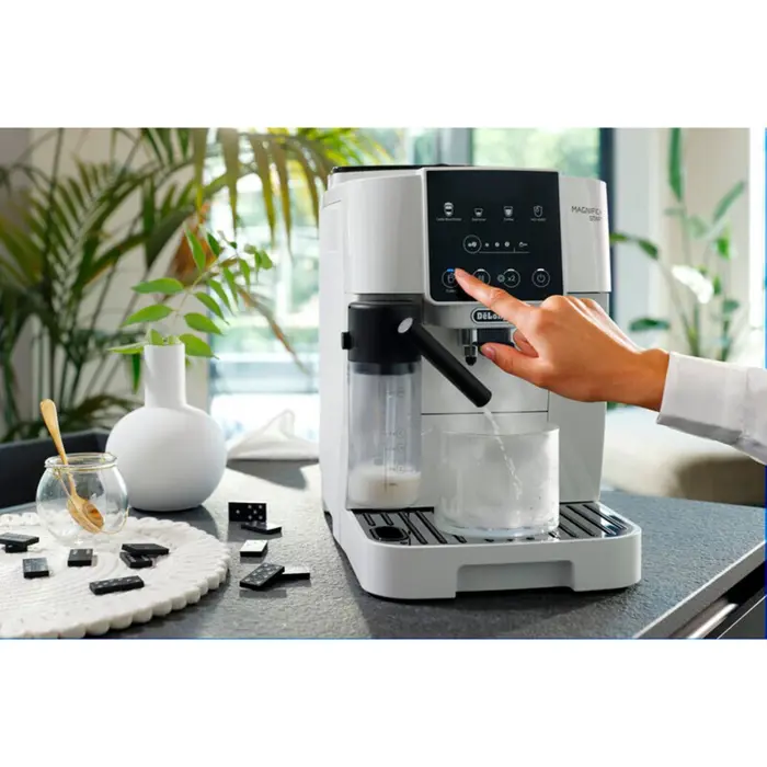 DeLonghi Magnifica Start Milk White ECAM220.61.W, fully automatic machine (white)