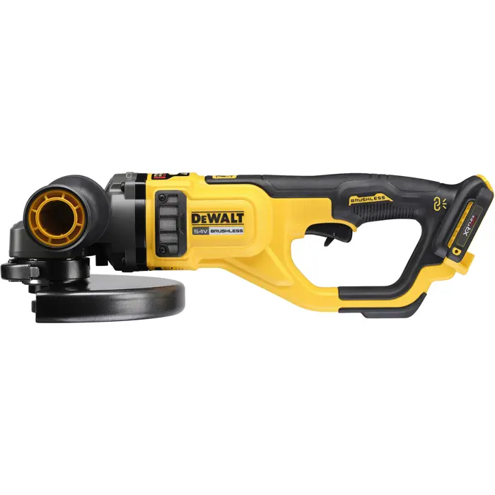 Dewalt cordless angle grinder DCG460NK, 230mm, 54Volt (yellow/black, without battery and charger, in case)