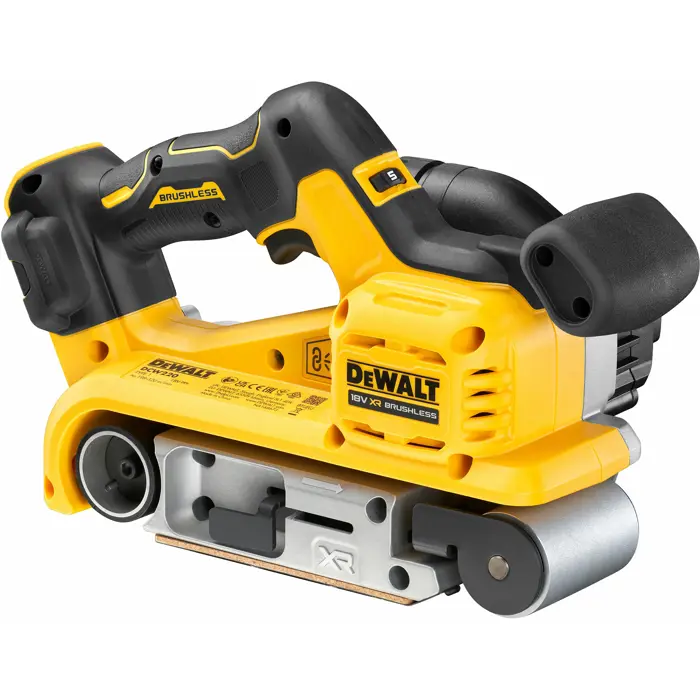 Dewalt cordless belt sander DCW220NT, 18 volts (yellow/black, without battery and charger, in T STAK-Box VI)