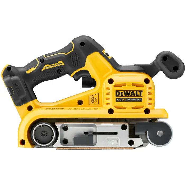 Dewalt cordless belt sander DCW220NT, 18 volts (yellow/black, without battery and charger, in T STAK-Box VI)