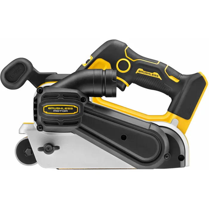 Dewalt cordless belt sander DCW220NT, 18 volts (yellow/black, without battery and charger, in T STAK-Box VI)