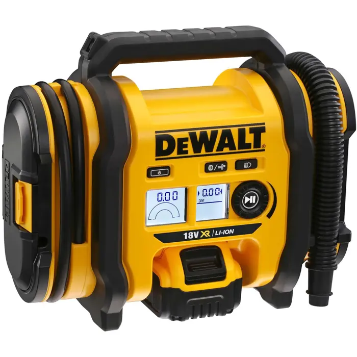 DeWalt cordless compact compressor DCC018N, air pump (yellow / black, without battery and charger, without power supply)